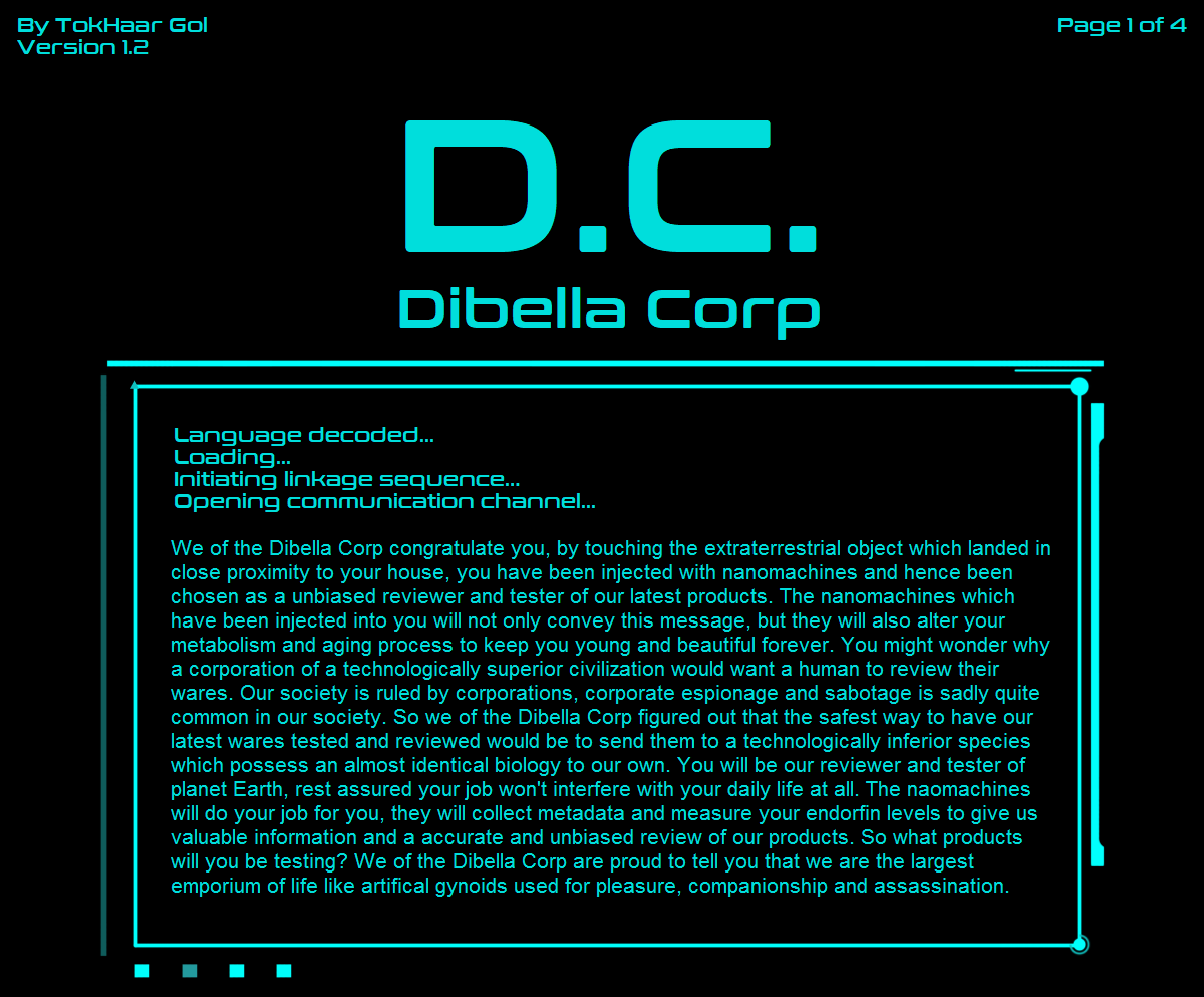 Interactive cyoa
